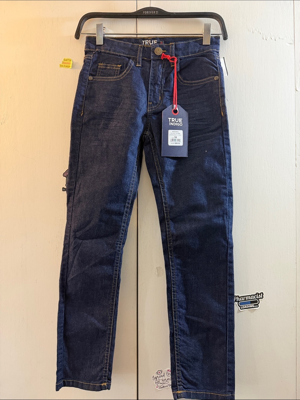 Indigo True Indigo Slim Men's Dark Blue Jeans